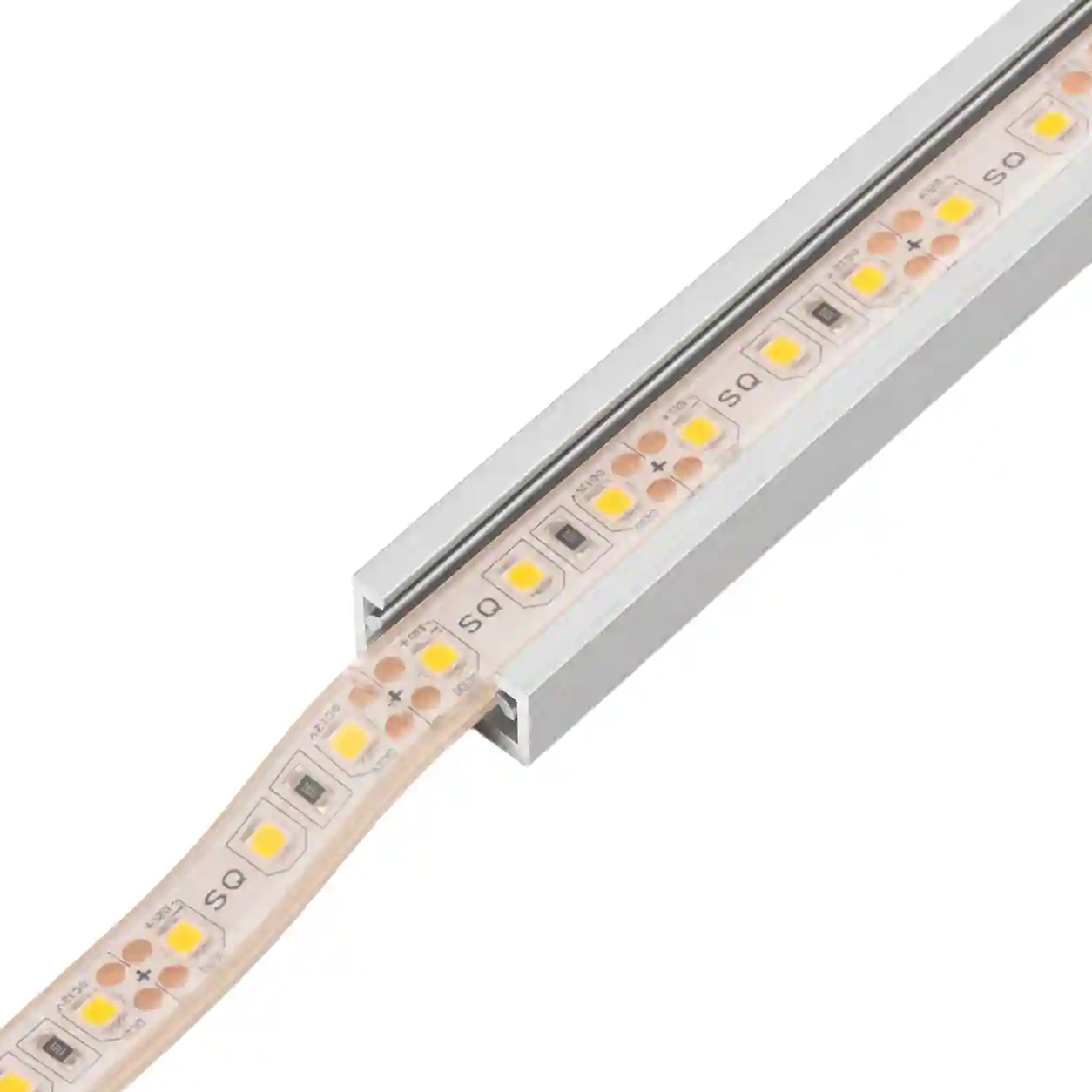 LED pásek 12V 9,6W/m v hliníkovém profilu pro chlazení